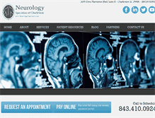 Tablet Screenshot of neurologycharleston.com